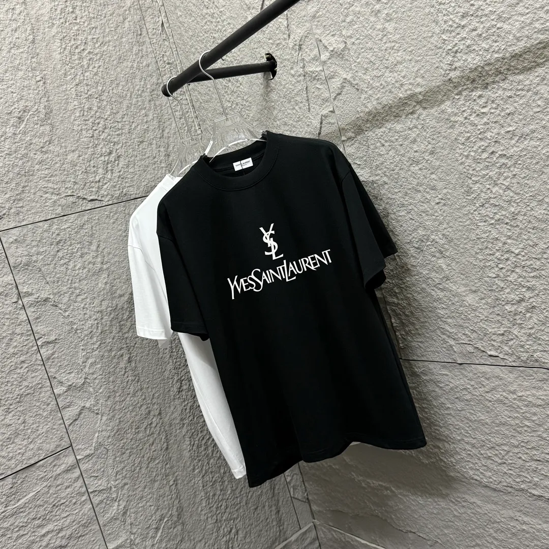 ysl* * 2025 New Arrival Classic ， ， T Same Style Size： S （90-130 ） M （120-150 ） L （140-165 ） XL （160-180 ） XXL （180-210 ） ：Black White
